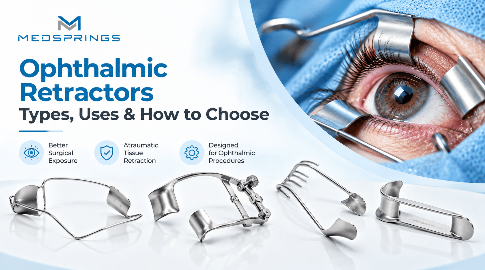 Ophthalmic Retractors: Types, Uses & How to Choose